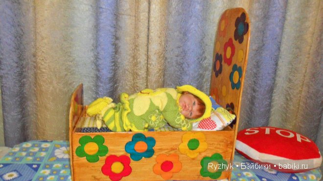 Люлька и кровать с балдахином для моих любимых крошек (фото 5)