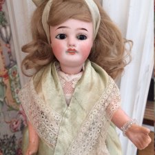 Антикварная французская кукла Limoges 26 см
