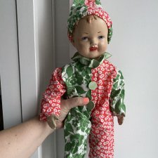 Костюм клоуна для советской куклы
