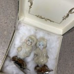 Набор елочных игрушек- антикварных куколок «Красные детки»