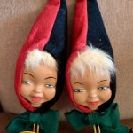 Два парных арлекинчика-вешалочки