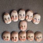 Винтажные личики, картонаж