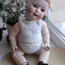 Антикварный пупс в реставрацию