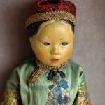 Антикварная кукла китаянка Удача Hoo Choy