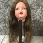 Разные парики для Антикварных кукол из человеческих и искусственных волос!