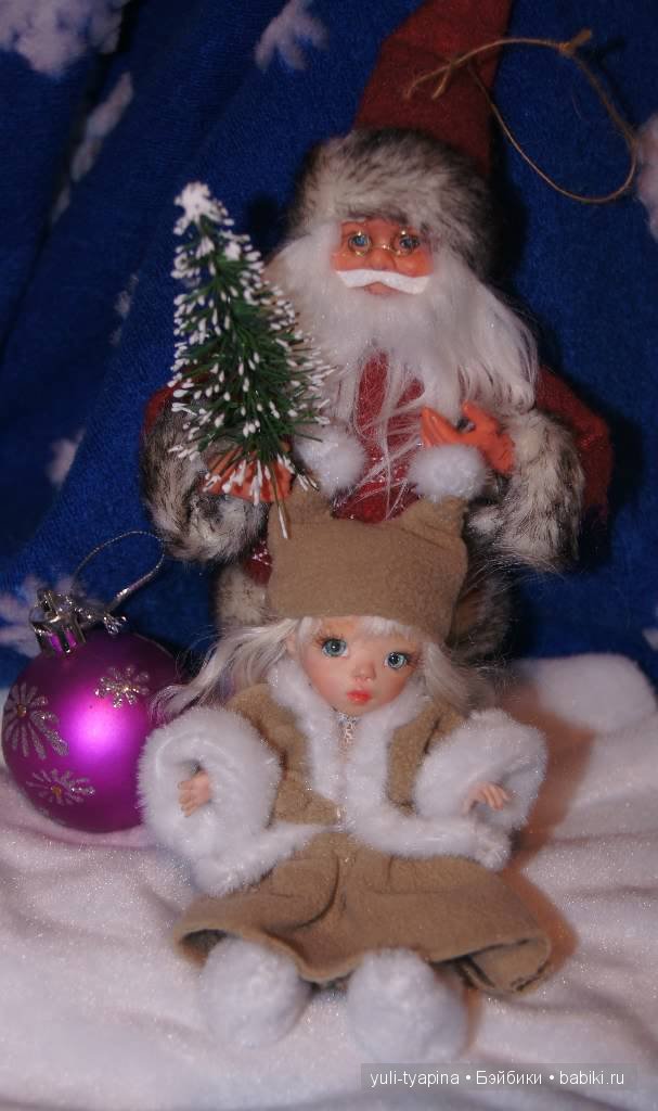 Новый наряд Ани или как она посетила елку(Авторская кукла от Татьяны Филенко) (фото 9)