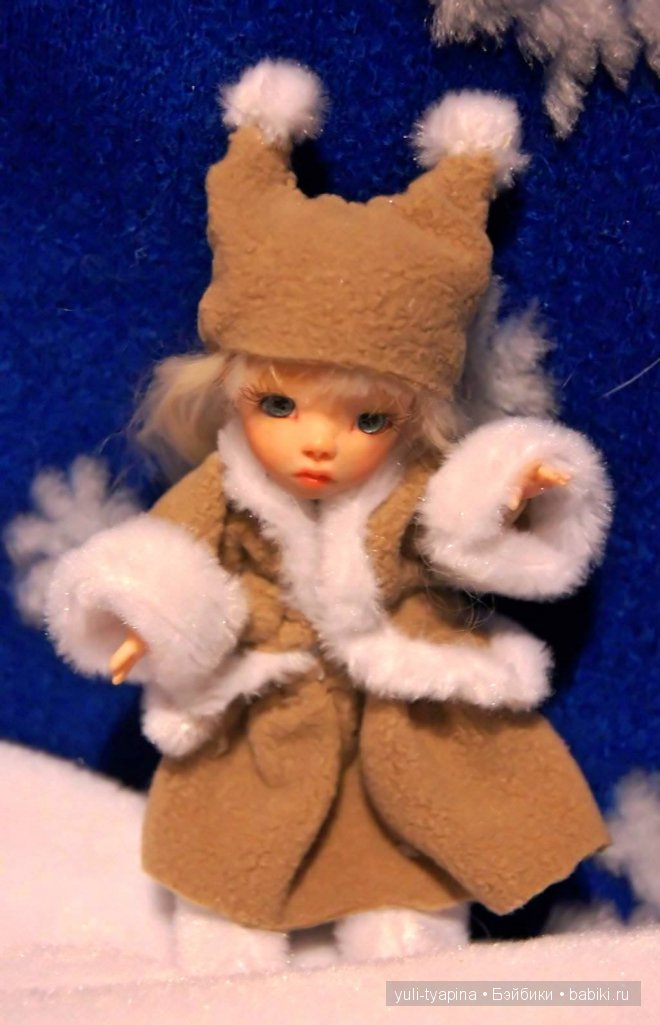 Новый наряд Ани или как она посетила елку(Авторская кукла от Татьяны Филенко) (фото 6)