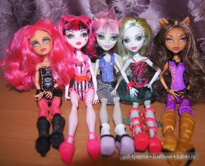 Мои куклы Monster High — Куклы Monster High и Ever After High: G1