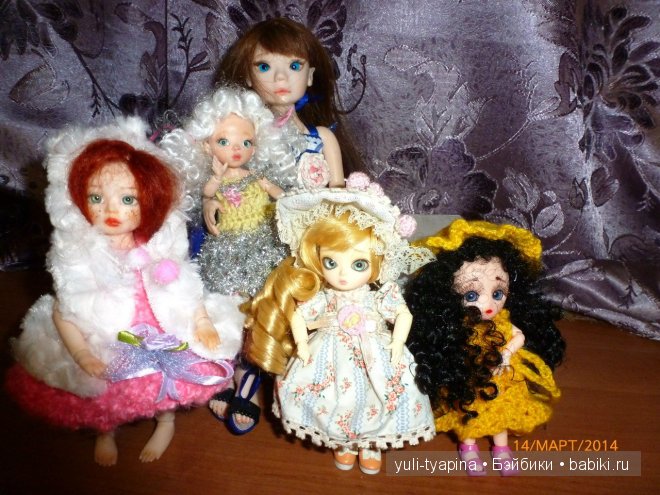 Примула - цветочек — Куклы Ai Doll и Pangju (Панджу): Tiny BJD (БЖД)