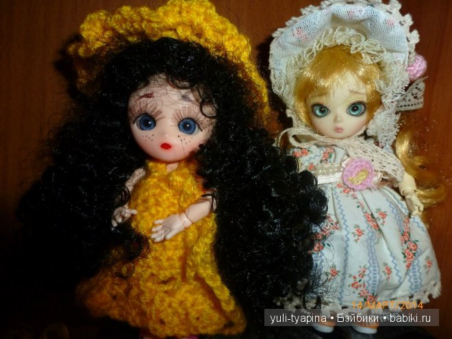 Примула - цветочек — Куклы Ai Doll и Pangju (Панджу): Tiny BJD (БЖД)