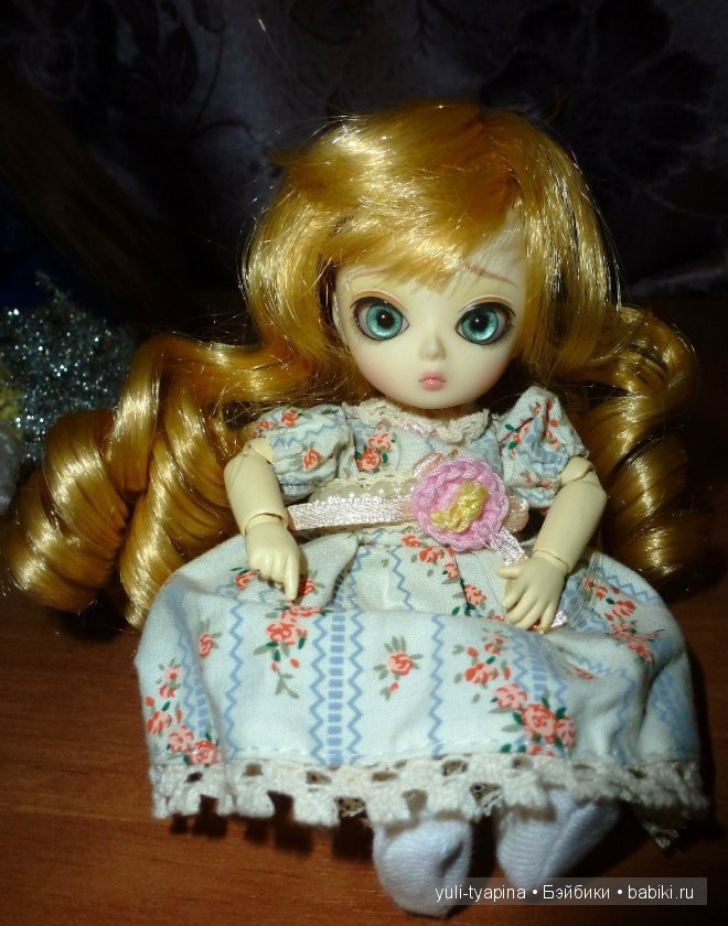 Примула - цветочек — Куклы Ai Doll и Pangju (Панджу): Tiny BJD (БЖД)