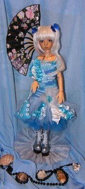 Новое платья! Для гибрида Kaye Wiggs Нелли на теле Zaoll (dollmore) (фото 10)