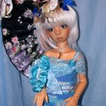 Новое платья! Для гибрида Kaye Wiggs Нелли на теле Zaoll (dollmore)