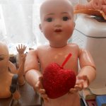 Рада радость моя. Реставрация антикварной куклы. Продолжение.