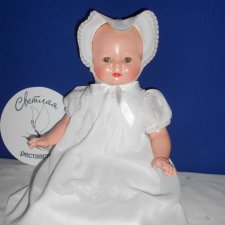 Губки бантиком, бровки домиком... Огромное спасибо Shvetko Светлана за антикварного малыша из США.