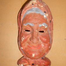 Часть 2. Старинные маски.  МК от Светлой. Восстановление