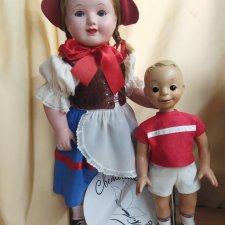 Как оживают куклы? Реставрация  Красной шапочки. Опилочной куклы. Часть 2. Финал. БОНУС: + реставрация Андрюшки