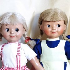 Реставрация опилочной куклы СССР Танюши. Финал.