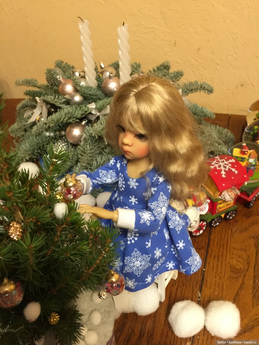 Елочка для Талечки — Куклы Kaye Wiggs (Кайе Виггс): авторские BJD (БЖД) (фото 9)