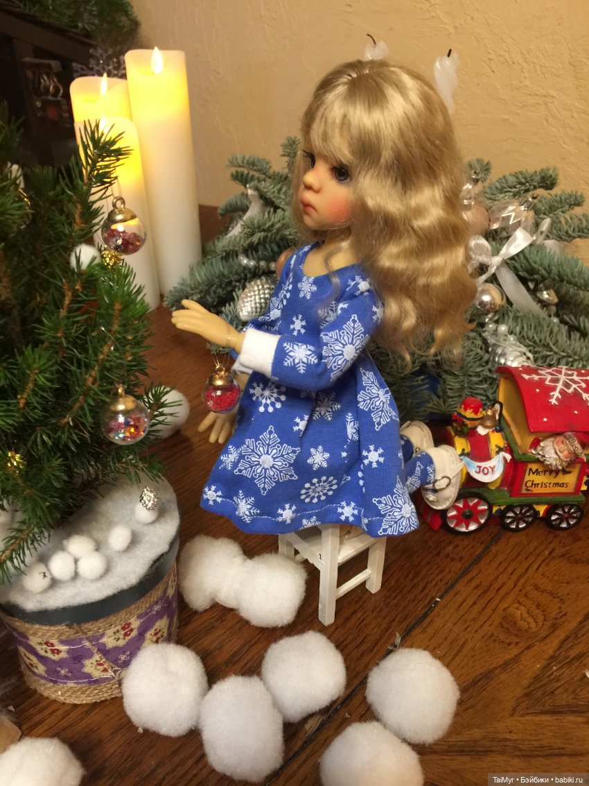 Елочка для Талечки — Куклы Kaye Wiggs (Кайе Виггс): авторские BJD (БЖД) (фото 8)