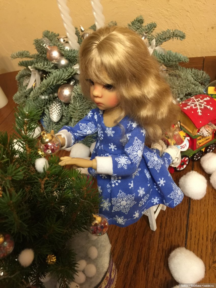 Елочка для Талечки — Куклы Kaye Wiggs (Кайе Виггс): авторские BJD (БЖД) (фото 10)