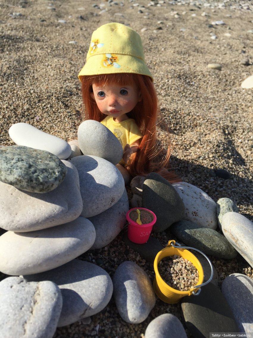 Люсенька на отдыхе — Домашние фото авторских кукол: личные коллекции