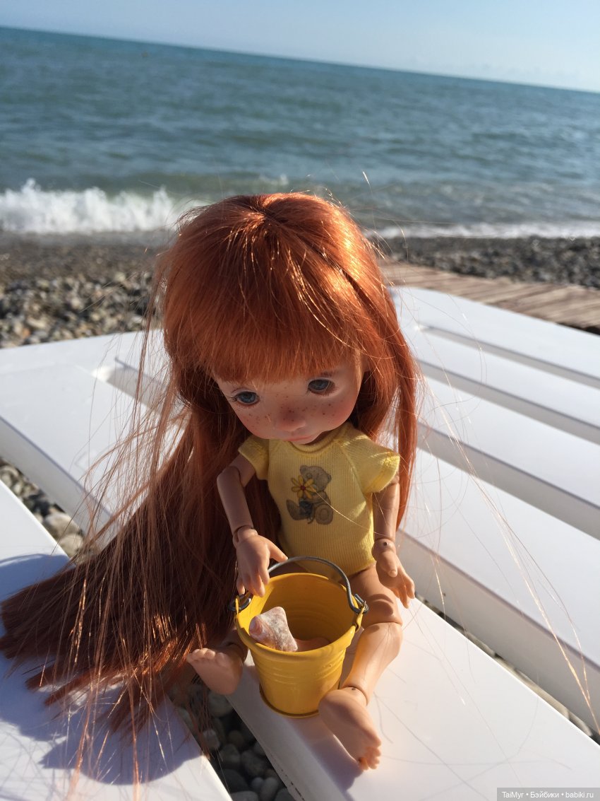 Люсенька на отдыхе — Домашние фото авторских кукол: личные коллекции