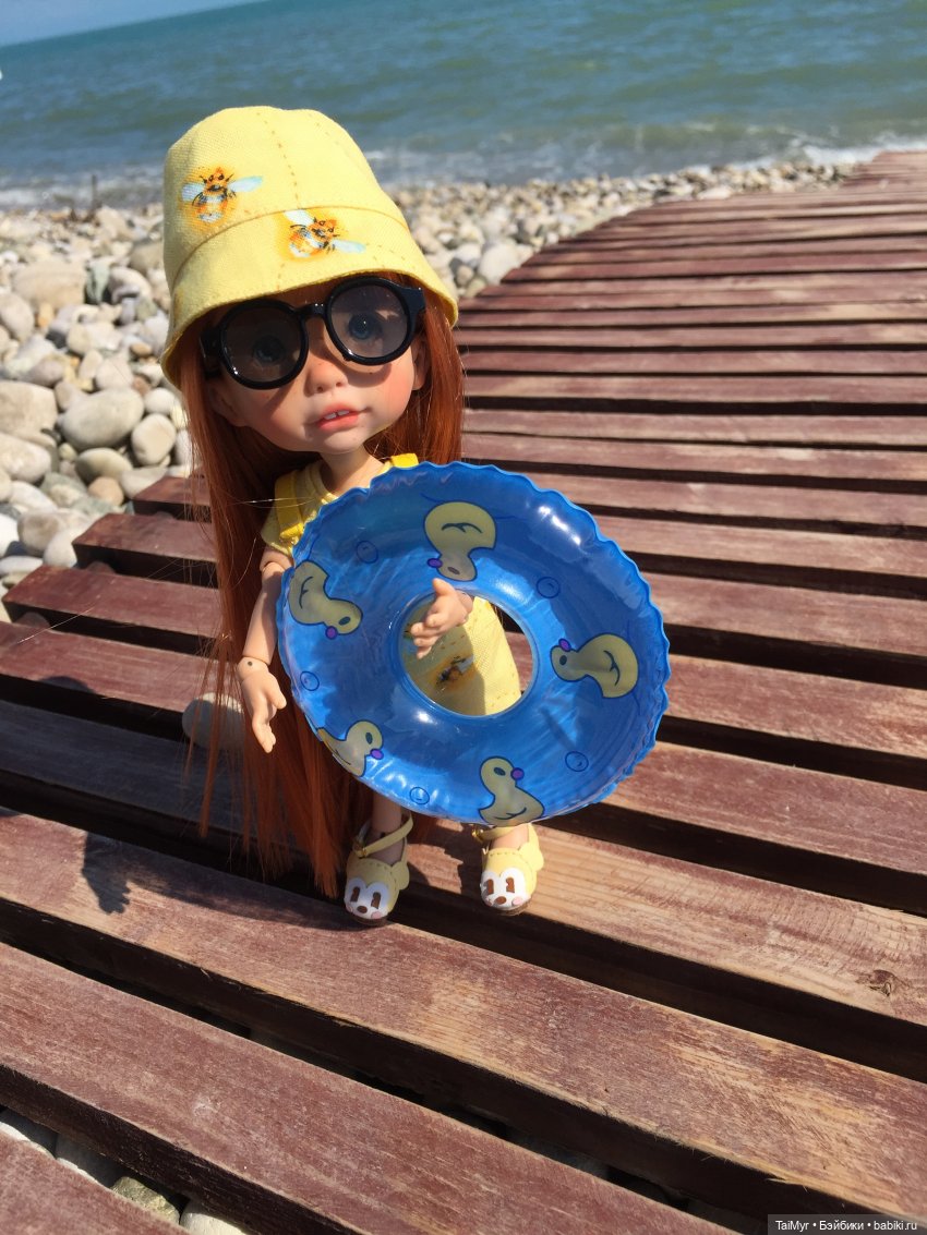 Люсенька на отдыхе — Домашние фото авторских кукол: личные коллекции