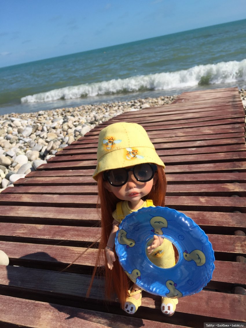 Люсенька на отдыхе — Домашние фото авторских кукол: личные коллекции