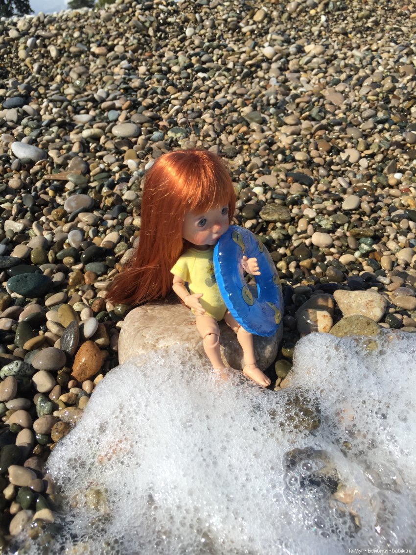 Люсенька на отдыхе — Домашние фото авторских кукол: личные коллекции