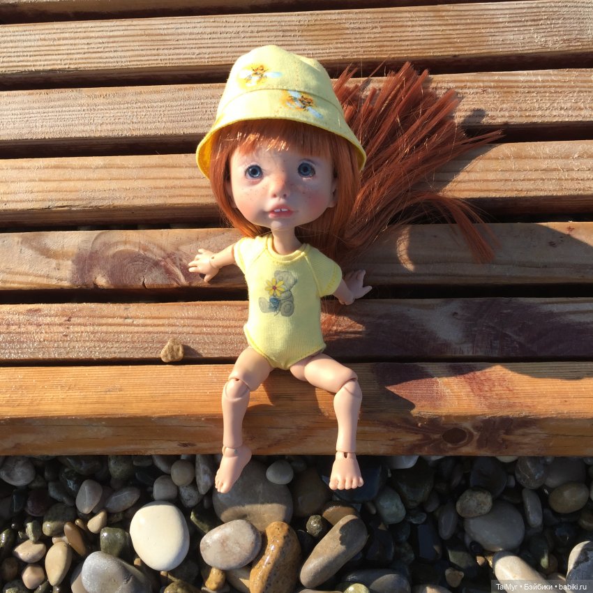 Люсенька на отдыхе — Домашние фото авторских кукол: личные коллекции
