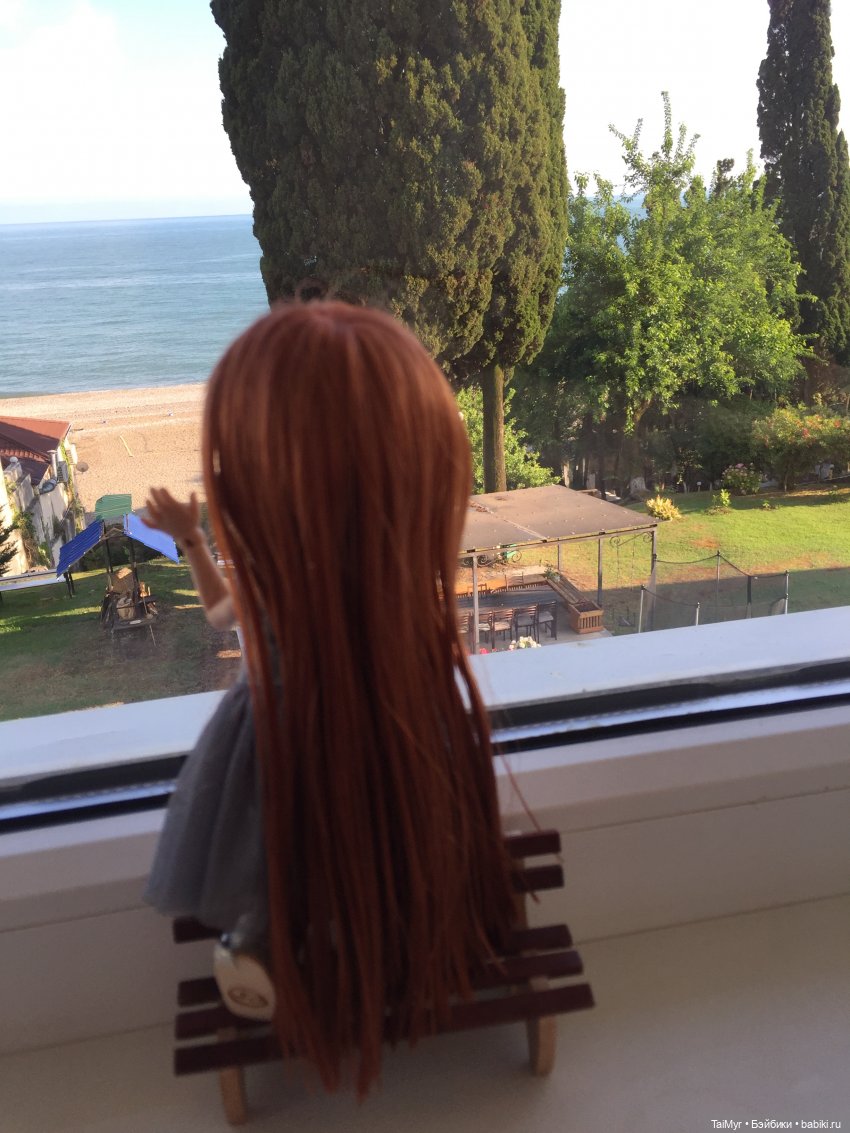 Люсенька на отдыхе — Домашние фото авторских кукол: личные коллекции