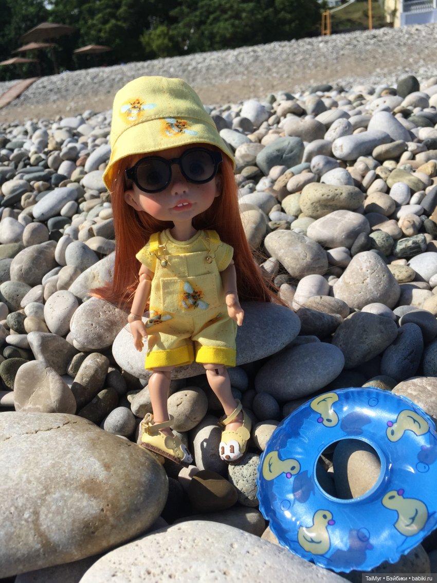 Люсенька на отдыхе — Домашние фото авторских кукол: личные коллекции