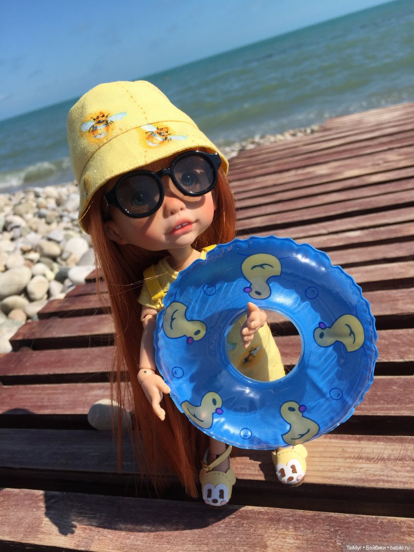 Люсенька на отдыхе — Домашние фото авторских кукол: личные коллекции