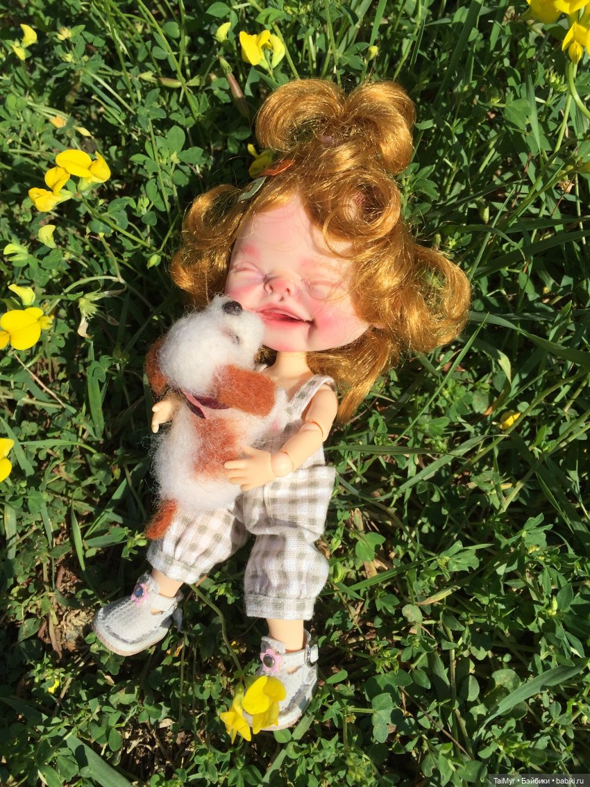 Девочка-Смешинка — Домашние фото авторских кукол: личные коллекции