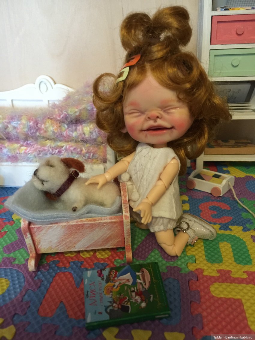 Девочка-Смешинка — Домашние фото авторских кукол: личные коллекции