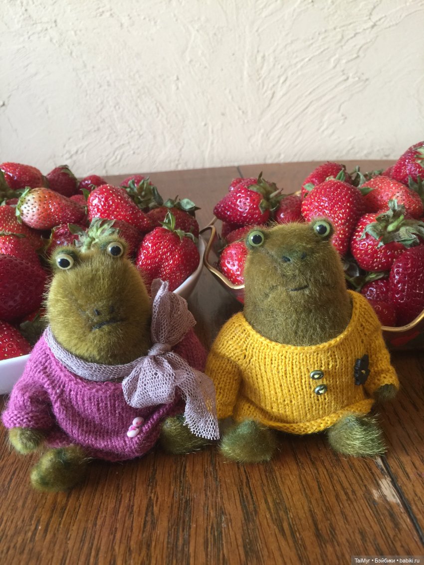 18 июня-день Клубники — Домашние фото авторских игрушек: Тедди
