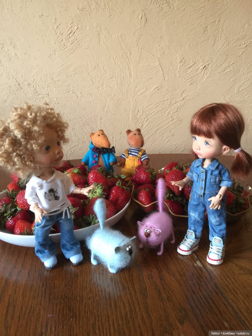 18 июня-день Клубники — Домашние фото авторских игрушек: Тедди (фото 8)