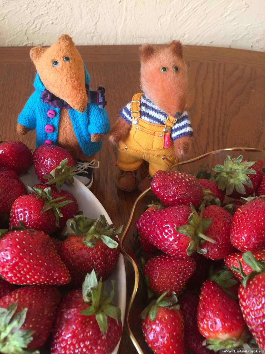 18 июня-день Клубники — Домашние фото авторских игрушек: Тедди