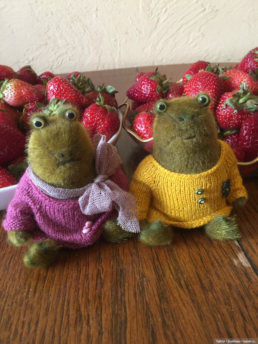 18 июня-день Клубники — Домашние фото авторских игрушек: Тедди