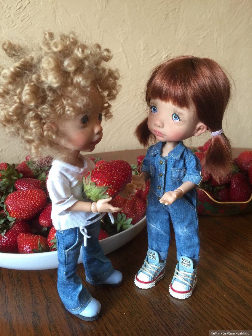 18 июня-день Клубники — Домашние фото авторских игрушек: Тедди