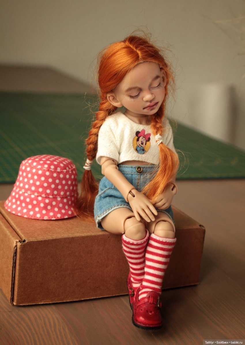 Наша Пронька -Ульянка | Бэйбики Наша Пронька -Ульянка — Куклы Dart dolls (Анна Шиткина): российские BJD (БЖД) (фото 3)