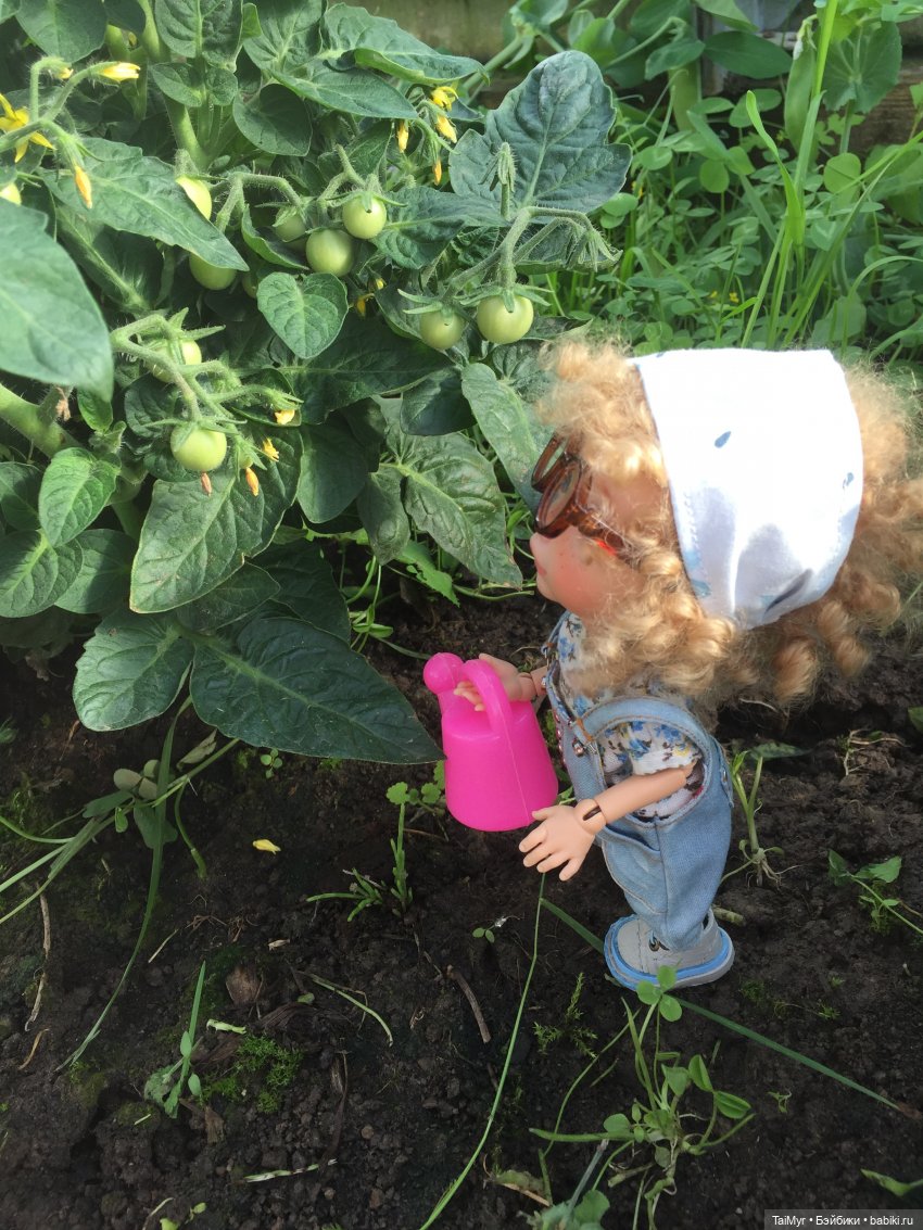 Люсенька -дачница — Авторские работы в частных коллекциях: домашние фото кукол и игрушек