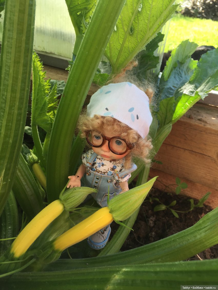 Люсенька -дачница — Авторские работы в частных коллекциях: домашние фото кукол и игрушек