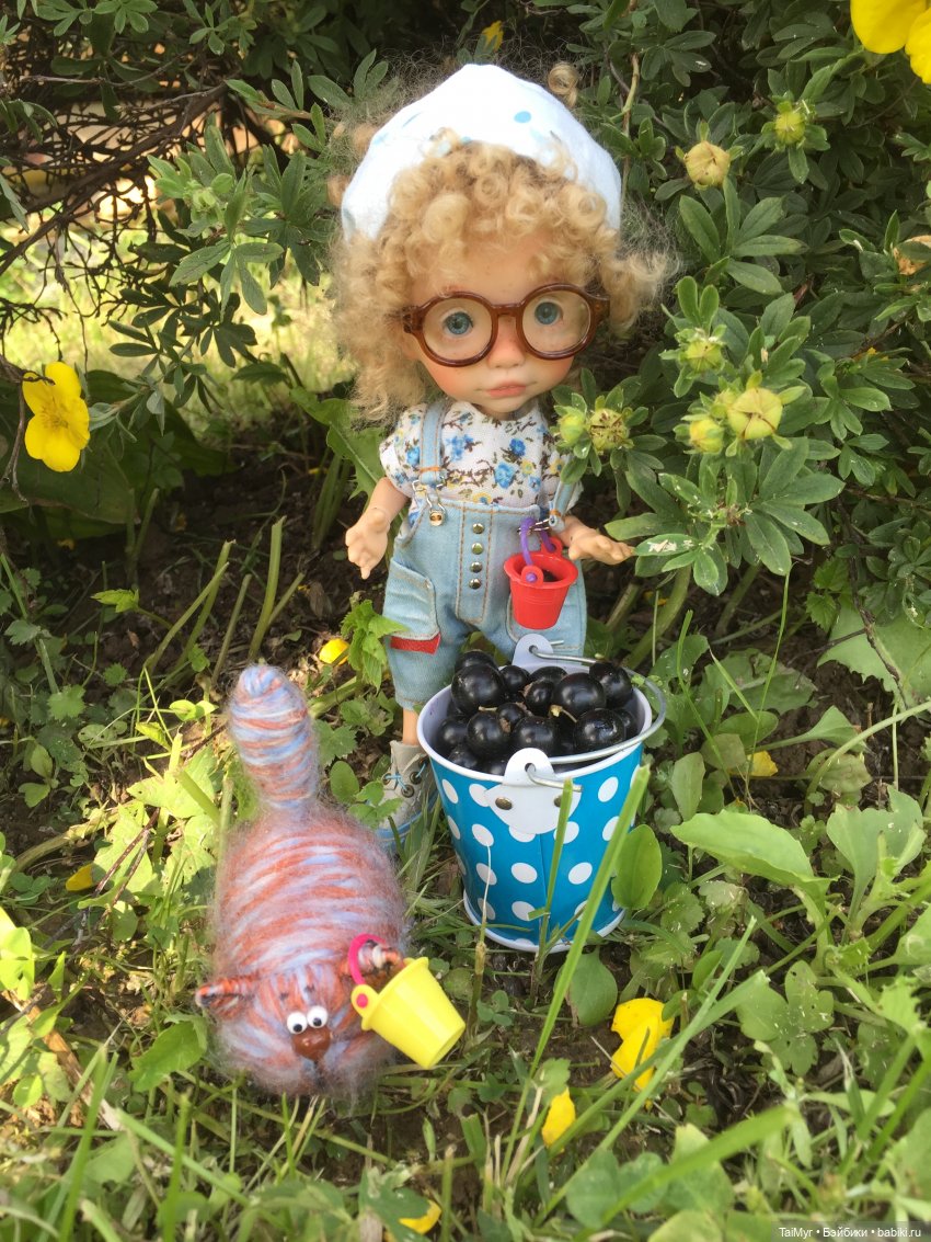 Люсенька -дачница — Авторские работы в частных коллекциях: домашние фото кукол и игрушек