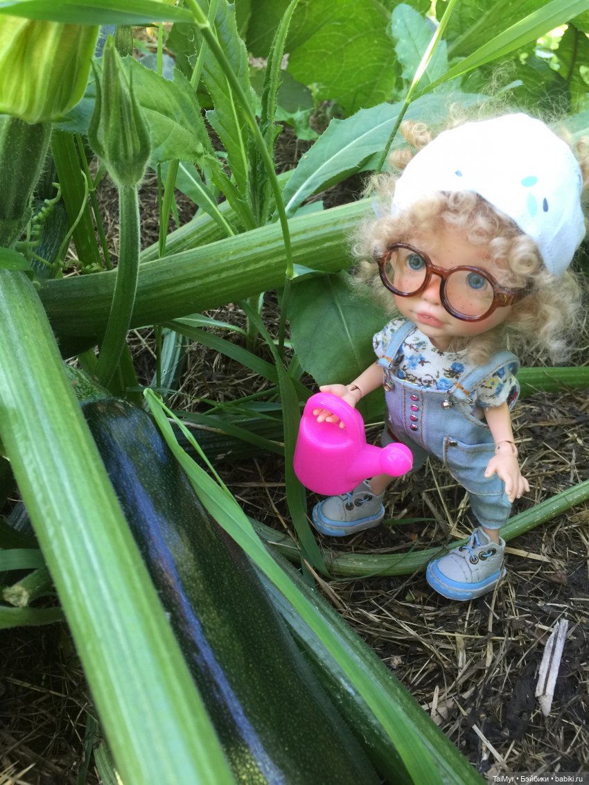 Люсенька -дачница — Авторские работы в частных коллекциях: домашние фото кукол и игрушек