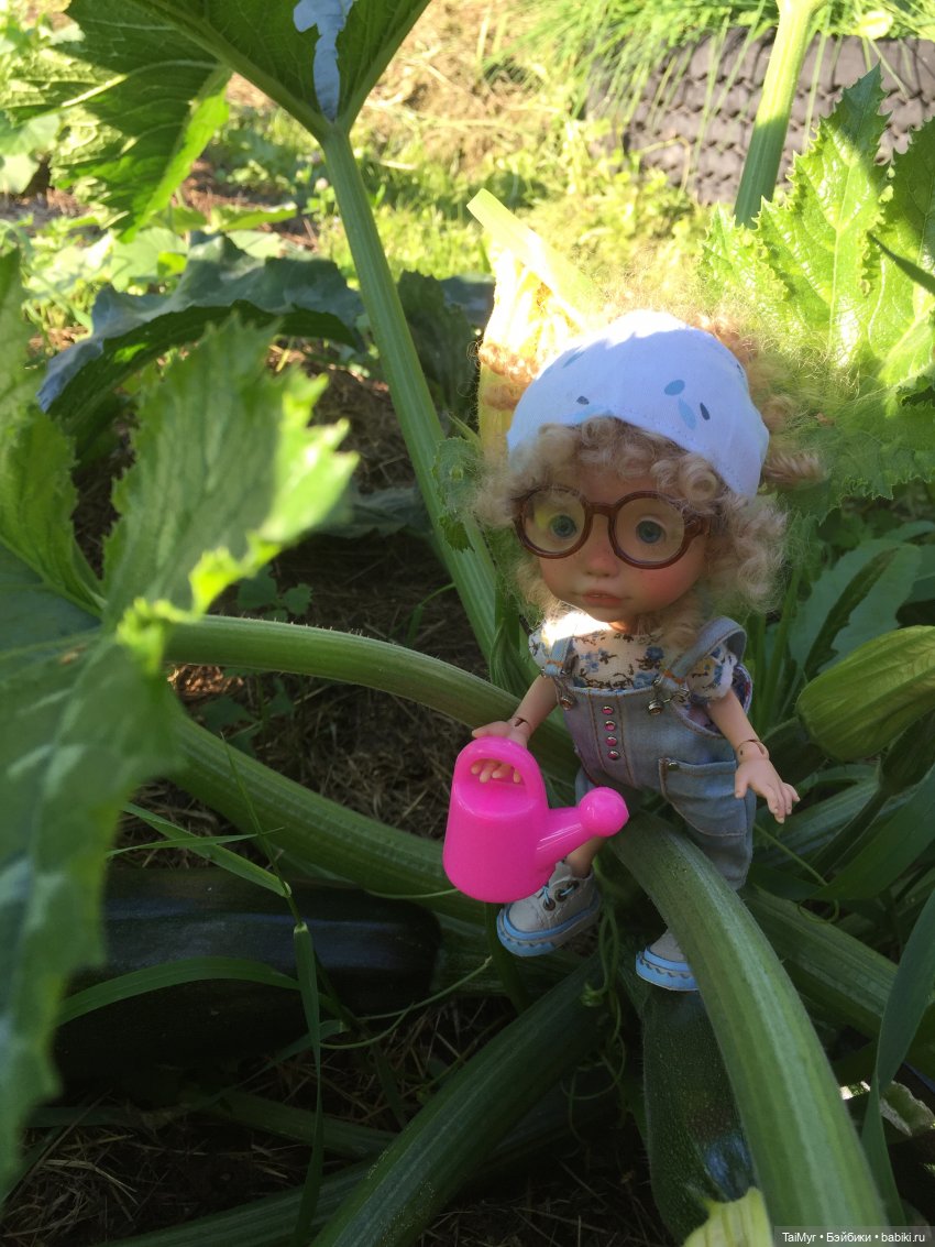 Люсенька -дачница — Авторские работы в частных коллекциях: домашние фото кукол и игрушек