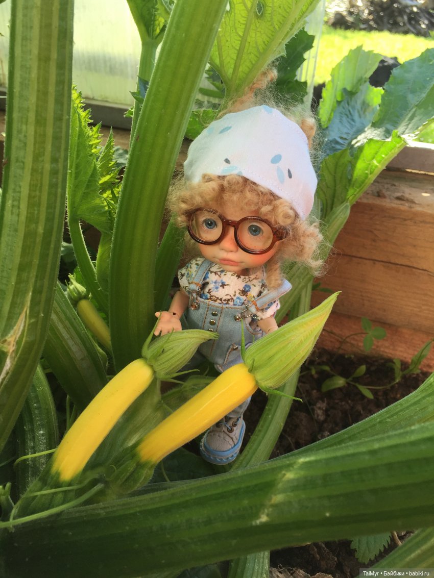 Люсенька -дачница — Авторские работы в частных коллекциях: домашние фото кукол и игрушек