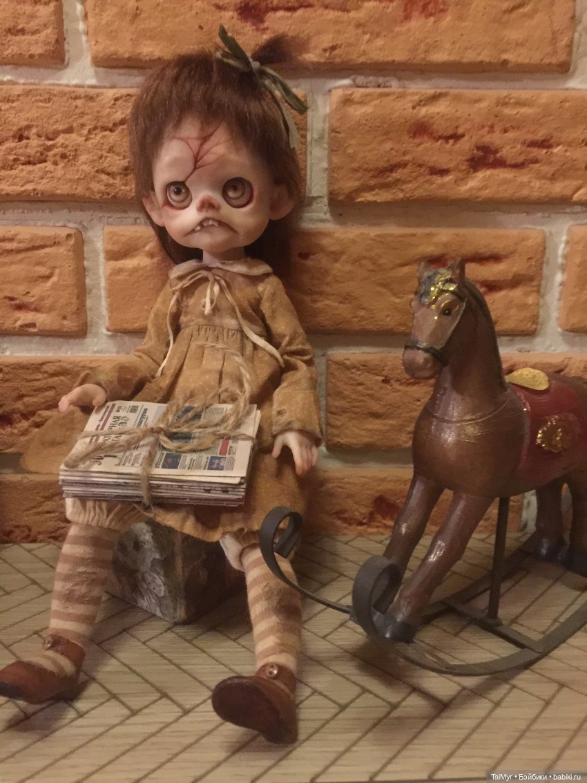 Необычная авторская куколка на юбилей | Бэйбики Необычная авторская куколка на юбилей (фото 3)