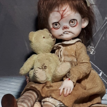 Необычная авторская куколка на юбилей